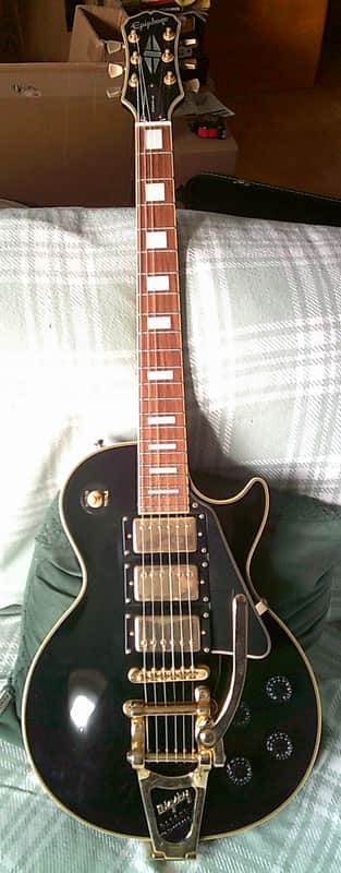 Epiphone Les Paul Custom Black Beauty 3-Pickup | Reverb Australia
