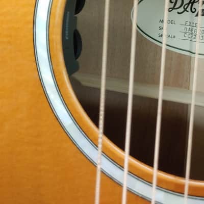 D'Angelico Excel Gramercy Vintage Natural Acoustic-Electric Guitar DAEG200VNATGP2 w/ Gig Bag image 10