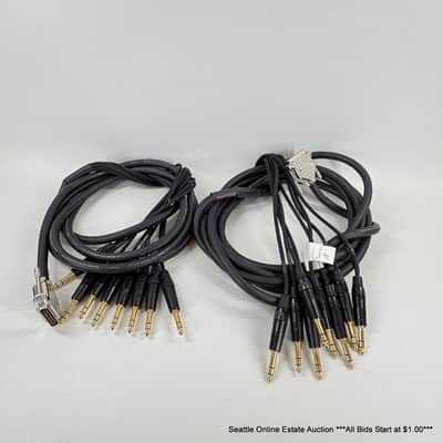 Mogami DB25 x 1/4” - Blk gold image 2