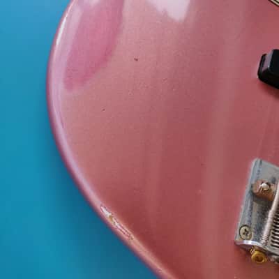Fender Custom Shop Jazz Bass 1998 Burgundy Mist image 7