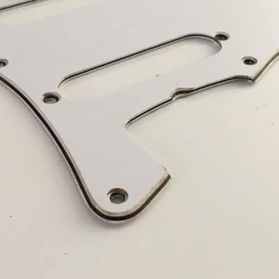 Vintage Spec Fender Lic Old Style Guitar Lefty Strat Pickguard 3-ply Aged Relic image 12