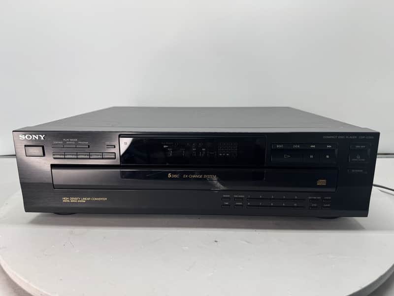 Sony CDP-C365 CD Changer 5 Disc Player Vintage HiFi Stereo Home Audio