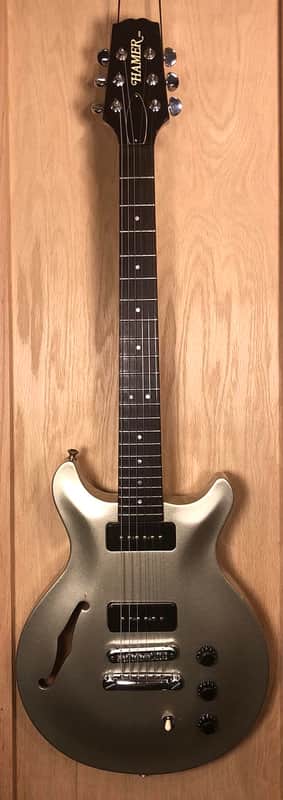 Hamer USA Vanguard/Artist Mahogany 1999 Silver Sparkle image 1