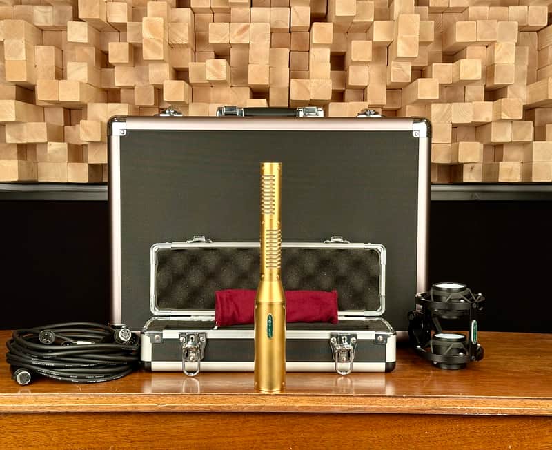 Royer SF-24 / SF-12A Active Stereo Ribbon Microphone. 18k Gold Plated. SF 24. Dual R-122. MINT image 1