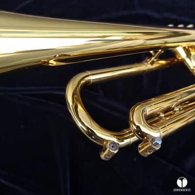 Jerome Callet SIMA by Kanstul USA GOLD LACQUER trumpet gamonbrass image 16