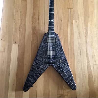 "from my Personal Collection" Black Diamond Custom Shop "Super-V Supreme" Guitar 5A Quilted Maple Top Hand Crafted In AMERICA image 8