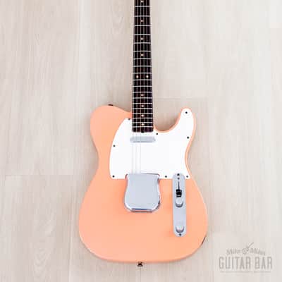 1960 Fender Telecaster Pre-CBS Vintage Guitar Slab Board Tahitian Coral w/ Case image 2