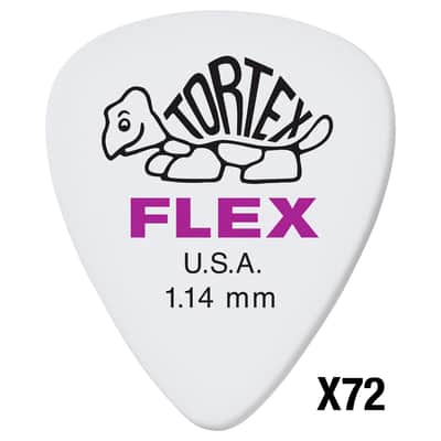 428R114 Tortex Flex 1,14 mm Sachet de 72 Dunlop image 1