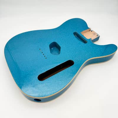 HooDoo Telecaster Body Alder Bound Blue Sparkle htb6407 image 1