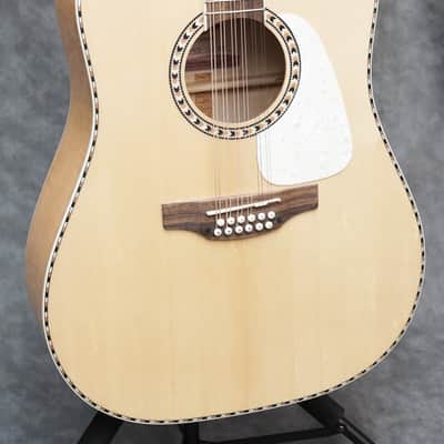 Takamine GD74CE-12 Unison 12 String Acoustic-Electric Guitar Natural Finish - W/Setup image 2