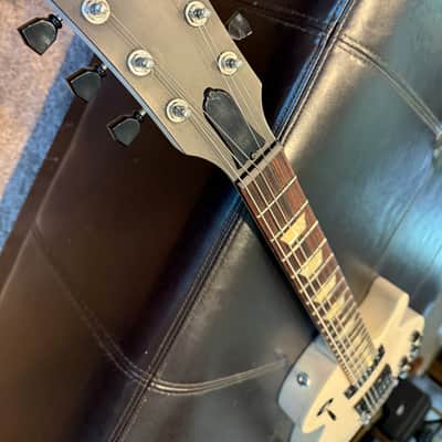 2013 Gibson Les Paul (LPJ) w/upgrades - Rubbed Trans White image 13