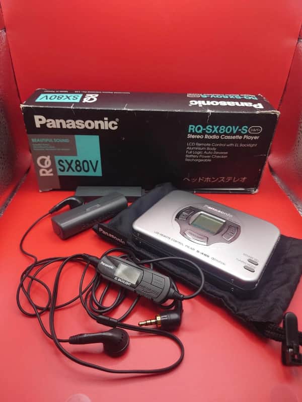 Vgc+ Working Panasonic walkman RQ-SX80V Radio Cassette Player upgraded Clutch image 1