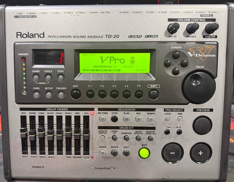 Roland TD-20 Drum Module 2004 - 2008 - Silver