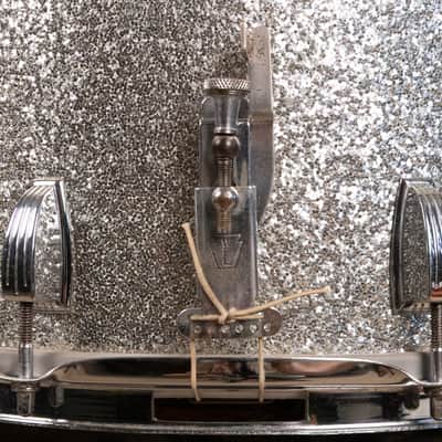 1960s Ludwig 10x14 Silver Sparkle Super Classic Parade Drum image 9