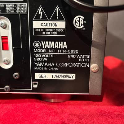 Yamaha HTR-5830 Natural Sound AV Receiver image 5
