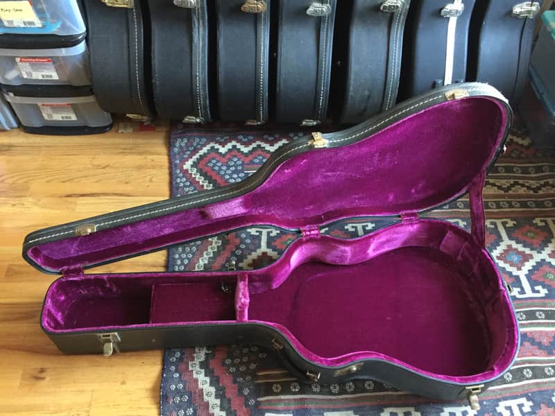 Violet-Lined 1960s Guild/Ess & Ess Guitar Case image 1