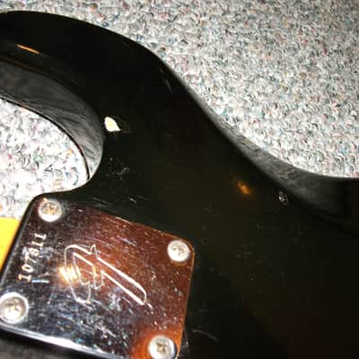 Fender Stratocaster 1965 - Factory-Original Black Over Charcoal Frost image 20