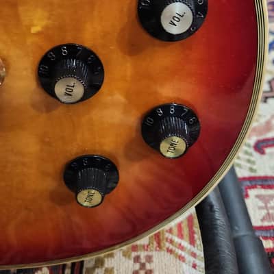 RARE! Greco EG500 Custom Super Real Cherry Burst 1980 Fujigen Japan image 18