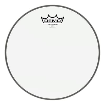Remo - BA-0310-00- - Batter, Ambassador, Clear, 10" Diameter image 2