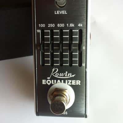 Rowin LEF-617A Guitar EQ 5 band graphic EQ MASTER Volume True Bypass 600 Series their Nice Stuff✅New image 2
