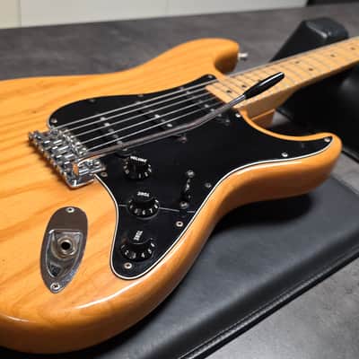 1979 Fender Stratocaster Natural Butterscotch Ash American Vintage 70s 1970's USA Strat Guitar image 4