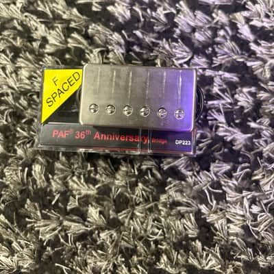 DiMarzio DP223N8 PAF 36th Anniversary Bridge Humbucker - Worn Nickel image 1