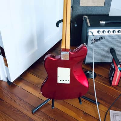 ‘96 Squier Vista Jagmaster Candy Apple Red image 5