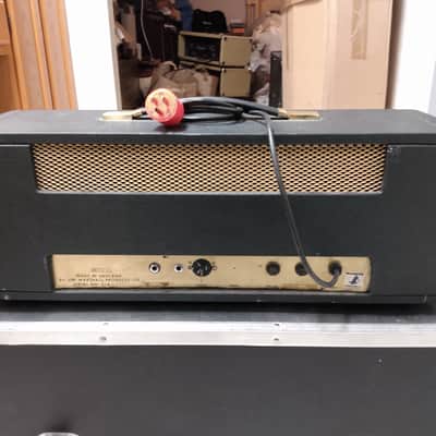 Red Rhodes modded '74 Marshall 50 watt JMP Bass/Lead Head EL 34s image 2