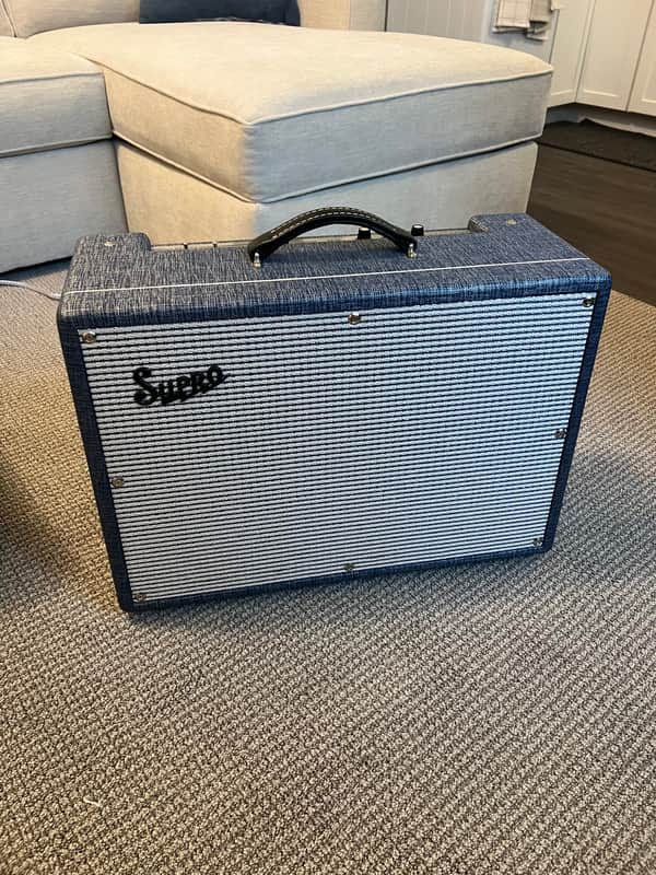 Supro 1968RK Keeley Custom 25-Watt 1x12" Guitar Combo 2021 - Present - Blue Rhino image 1