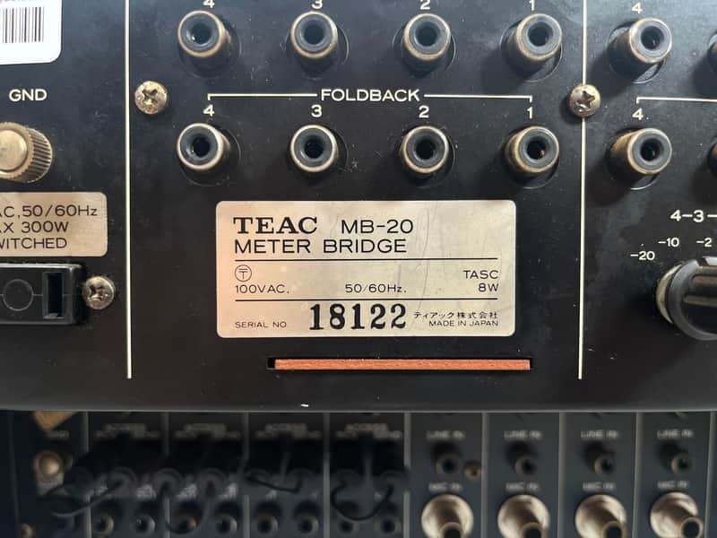 TEAC MB-20 Model-2A オーディオミキサー　メーターブリッジ TEAC MODEL-2A MIXER AUDIO - YouTube