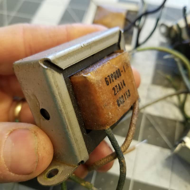 Woodward Schumacher 1275:1 [10200 Ohms] Webcor 67P080-1 27A14 Vintage Output Transformer OT Tested Tube Amp Audio 1958-1962 image 1