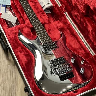 Ibanez JS3CR Joe Satriani Signature w/Case In Chrome Boy F2430683 image 1