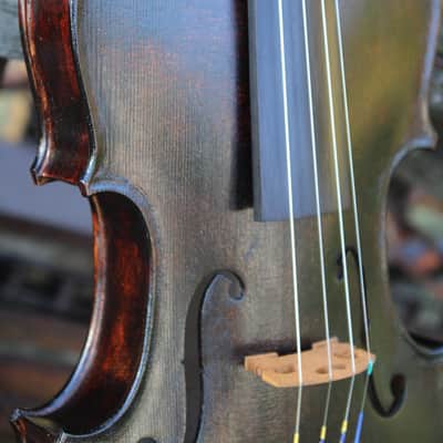 Crow Creek Fiddles Hoedown Special 4/4 size Handmade Fiddle / Violin with Case 2025 - Dark Rustic Brown image 14