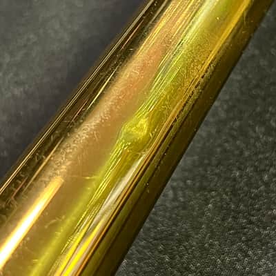 VINTAGE 1960s King 2B Liberty Straight Tenor Trombone image 19