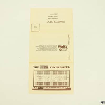 What Is An ARP Synthesizer? Postcard Promo Mailer arp 2500 VINTAGE SYNTH DEALER