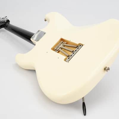 Fender Squier Fujigen Gakki Custom SQ Stratocaster HHS Olympic White #54075 image 10