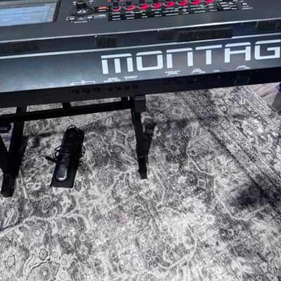 Yamaha Montage 8 Flagship Synthesizer 2019 - Present - Black image 7