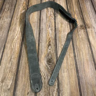 Fender Custom Shop Guitar Bass Strap Black Leather 2" Strat Tele image 3