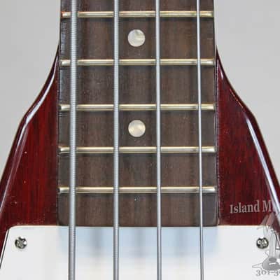 Gibson Flying V 4 String Bass Guitar Cherry Finish with Hardshell Case image 12