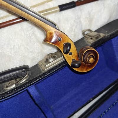 Vintage 1961 German Built Acoustic Violin Outfit (Stradivarius Model 271) 1/16 Fiddle image 7