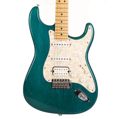 Fender Highway One Stratocaster Teal Green Transparent 2002 image 1