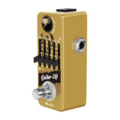 IOppWin Guitar Pedals, 5-Band Guitar Graphic Equalizer Pedal with Master Level Control - True Bypass & Metal Shell image 3