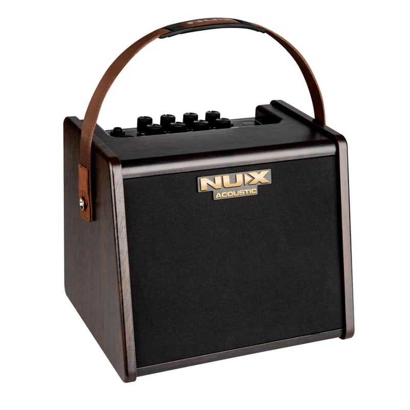NUX AC-25 Stageman 25 Watt 1 x 6.5" 2 Channel Rechargable Modeling Acoustic Amp w/ Bluetooth image 1
