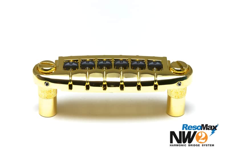 Graph Tech PS-8593-G0 ResoMax NW2 Wraparound Bridge w/ String Saver Saddles image 1