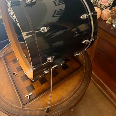 Ayotte Custom 20” Bass Drum Ray Era 1998 - Piano Black image 3