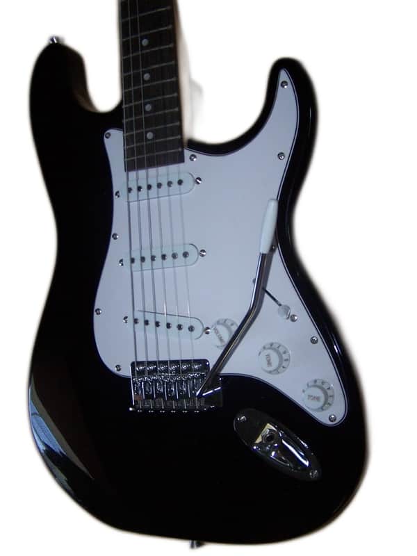 Donner DST 39 Inch Full-Size Solid Body Strat Style Electric Guitar w/Gig Bag image 1