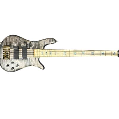 Spector USA NS-5XL, Super Faded Black Oil w/ BEM and Haz-Lab Preamp 9.5 LBS*IN STOCK image 6