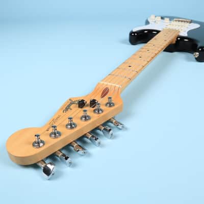 1989-1990 Fender MIJ Stratocaster Strat Japan Maple Neck Black Electric Guitar image 22