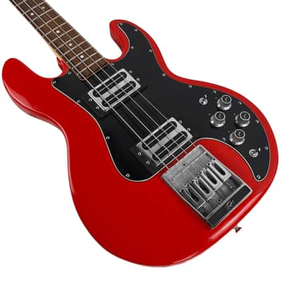 Peavey T-40 4-String Bass, Rosewood Fretboard, Red 1980 W/OHSC (Used) image 6