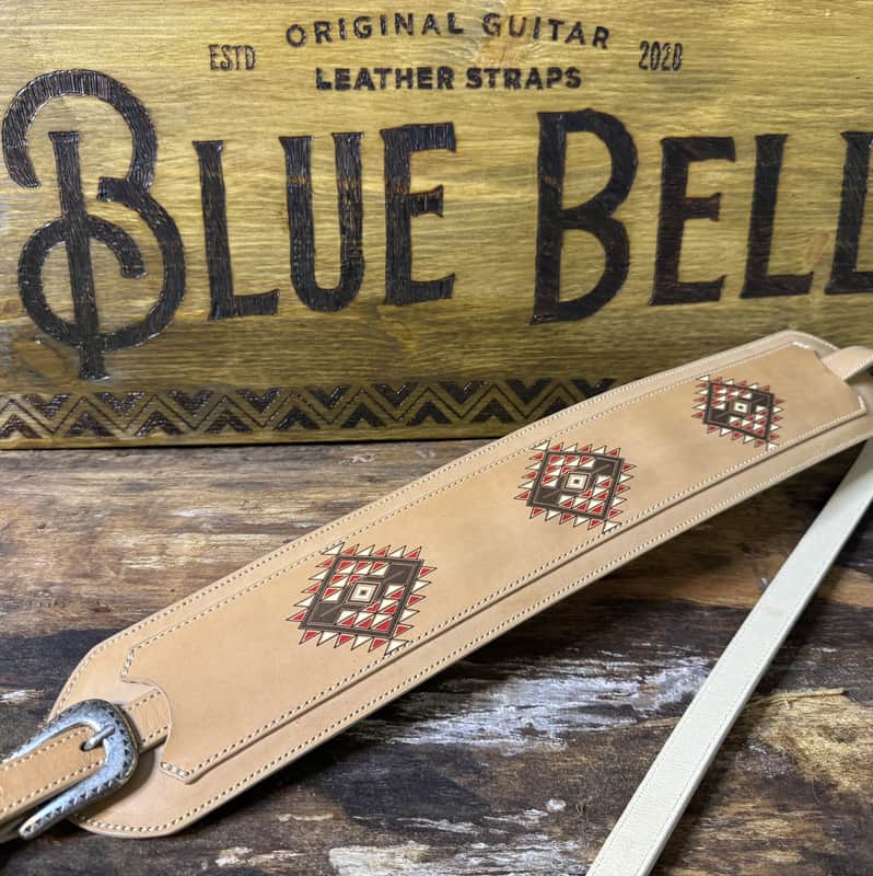 Blue Bell Straps MUSTANG Unique piece Exclusive for Al’s Music Factory image 1